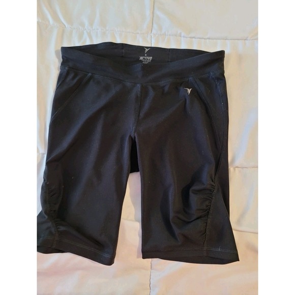 Old Navy Active Women's Black Shorts ‎ Size Medium - Picture 1 of 5